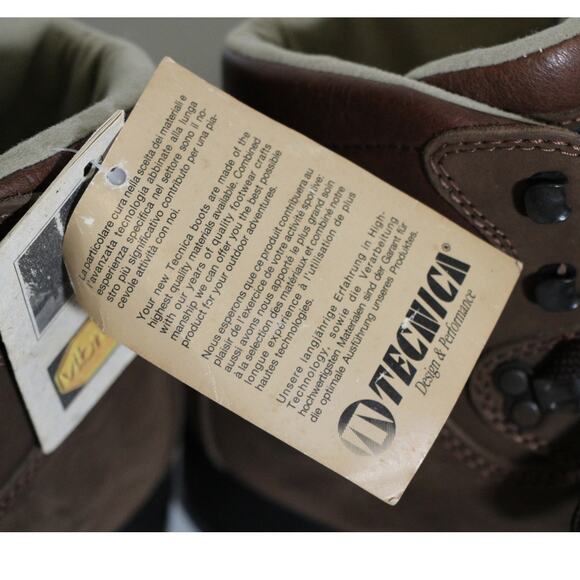 TECNICA Women's Trekking Brown Hiking Boots, Size 9 - Picture 10 of 13